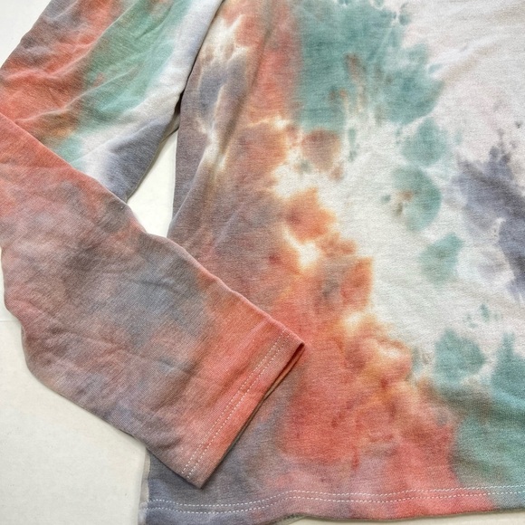 Nordstrom No One Cares Tie Dye Puff Shoulder Pullover - NWT - Picture 3 of 6